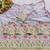 Lavender rangoli panel embroidered saree