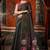 Grey khadi cotton blend jhallar saree