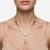 925 Sterling Silver Rose Gold Plated Leaf Link Y Necklace Set  for Women