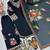 Black Color Thread And Embroidery Work Fuax Georgete Salwar Suit