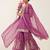 Rani pink heavy embroidered sequins sharara set for wedding & festive partywear