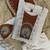 Cream & rust brown embroidered straight kurti palazzo set with dupatta