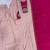 Peach & rani pink embroidered straight kurti palazzo set with dupatta