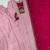 Pink & rani pink embroidered straight kurti palazzo set with dupatta