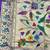 purple zari woven paithani silk blend  traditional saree with beads embroidery blouse piece