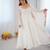 White Color Stylish Gown Suit Set Designer Anarkali Suit Set