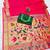 pink zari woven paithani silk blend  traditional saree with beads embroidery blouse piece