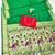 green zari woven paithani silk blend  traditional saree with beads embroidery blouse piece