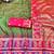 mehendi zari woven banarasi silk blend traditional saree with blouse piece