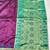 wine zari woven banarasi silk blend traditional saree with blouse piece