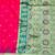 pink zari woven banarasi silk blend traditional saree with blouse piece