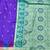 purple zari woven banarasi silk blend traditional saree with blouse piece