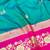 rama zari woven banarasi silk blend traditional saree with blouse piece