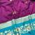 wine zari woven banarasi silk blend traditional saree with blouse piece