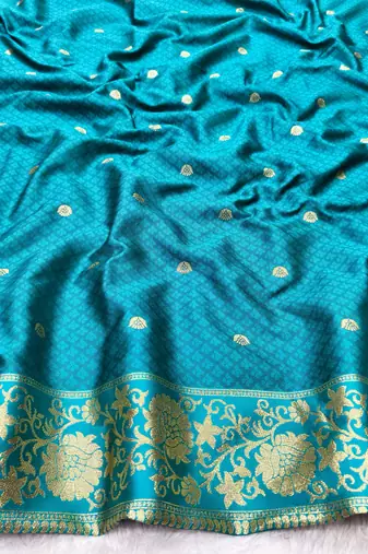 wine zari woven banarasi silk blend traditional saree with blouse piece