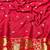 firozi zari woven banarasi silk blend traditional saree with blouse piece