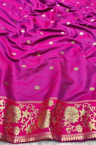 navy blue zari woven banarasi silk blend traditional saree with blouse piece