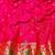 mehendi zari woven banarasi silk blend traditional saree with blouse piece