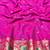 rama zari woven banarasi silk blend traditional saree with blouse piece