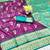 wine zari woven banarasi silk blend traditional saree with blouse piece