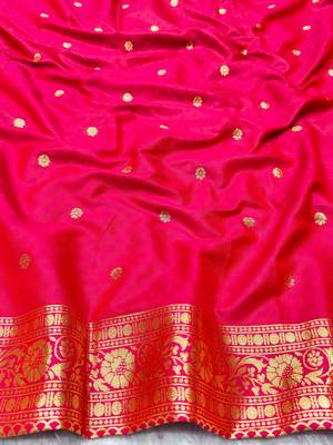 mehendi zari woven banarasi silk blend traditional saree with blouse piece 4