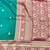 rama zari woven banarasi silk blend traditional saree with blouse piece