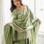 Pista green ready to wear farsi salwar with kameez and dupatta