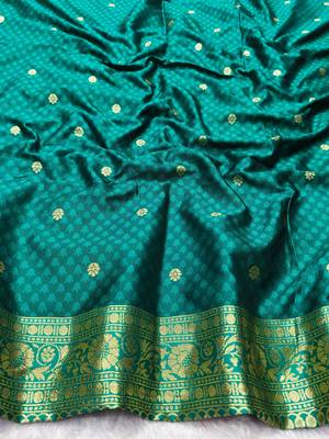 maroon zari woven banarasi silk blend traditional saree with blouse piece 4