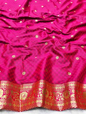 navy blue zari woven banarasi silk blend traditional saree with blouse piece 4