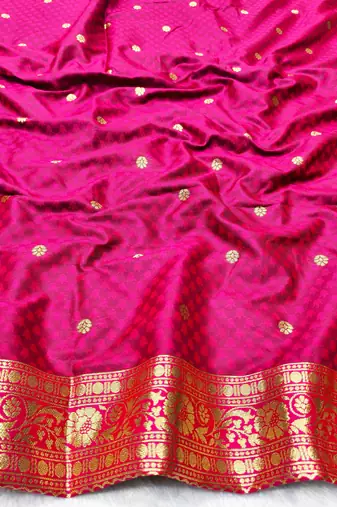 navy blue zari woven banarasi silk blend traditional saree with blouse piece