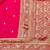 pink zari woven banarasi silk blend traditional saree with blouse piece