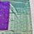 purple zari woven banarasi silk blend traditional saree with blouse piece