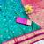 rama zari woven banarasi silk blend traditional saree with blouse piece