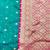 rama zari woven banarasi silk blend traditional saree with blouse piece