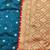 firozi zari woven banarasi silk blend traditional saree with blouse piece