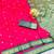 pink zari woven banarasi silk blend traditional saree with blouse piece