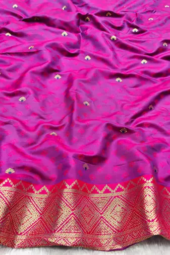 navy blue zari woven banarasi silk blend traditional saree with blouse piece
