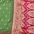 mehendi zari woven banarasi silk blend traditional saree with blouse piece