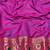 rama zari woven banarasi silk blend traditional saree with blouse piece