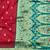 maroon zari woven banarasi silk blend traditional saree with blouse piece