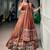 Tasar silk blend Printed Free Size Ghaghra Choli with Lace Border & Dupatta for Navratri Garba