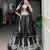 Black Naysha silk blend Heavy Embroidered Party Wear Lehenga Choli with Net Dupatta