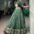 Tasar Silk Printed Free Size Ghaghra Choli with Lace Border & Dupatta for Navratri Garba