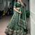 Tasar Silk Printed Free Size Ghaghra Choli with Lace Border & Dupatta for Navratri Garba