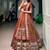 Tasar silk blend Printed Free Size Ghaghra Choli with Lace Border & Dupatta for Navratri Garba