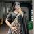 Tasar silk blend Printed Free Size Ghaghra Choli with Lace Border & Dupatta for Navratri Garba