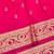 pink zari woven banarasi silk blend traditional saree with blouse piece