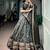 Tasar silk blend Printed Free Size Ghaghra Choli with Lace Border & Dupatta for Navratri Garba