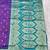 purple zari woven banarasi silk blend traditional saree with blouse piece