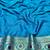 purple zari woven banarasi silk blend traditional saree with blouse piece